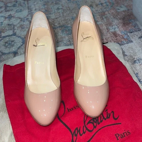 ‼️LOUBOUTIN “simple pump 70 nude patent”‼️ - Picture 2 of 6